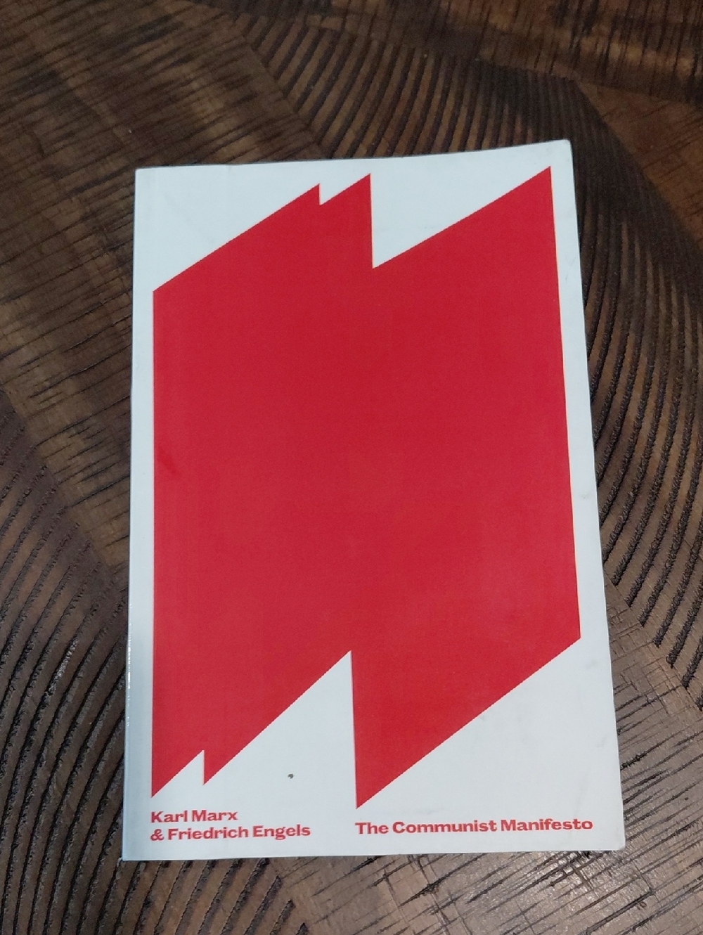 The Communist Manifesto Paperback with Bold Red Cover